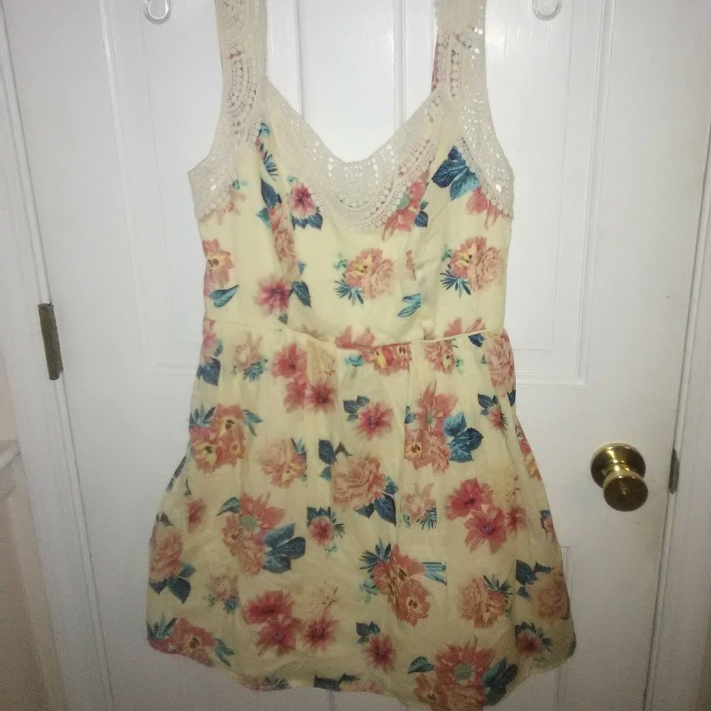 Yellow Floral Dress